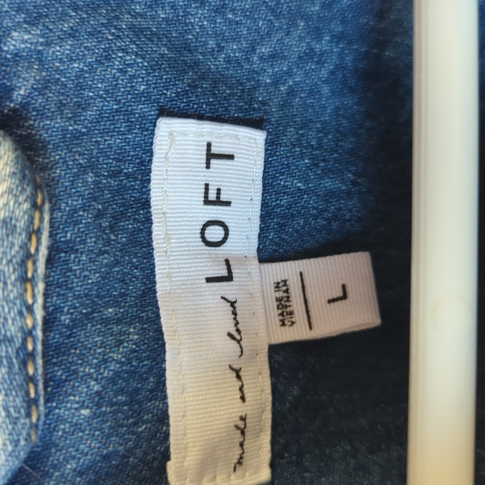 LOFT Blue Denim Jacket - image 2